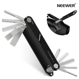 NEEWER 10 in 1 �܂肽���݃h���C�o�[�c�[���Z�b�g:4�{�h���C�o�[�A6�{�����`�A�|�P�b�g�c�[�� SmallRig�J�����P�[�W���O/�g�b�v�n���h��/�O�r/QR�v���[�g�ɑΉ� UA048B/UA048S ��/��