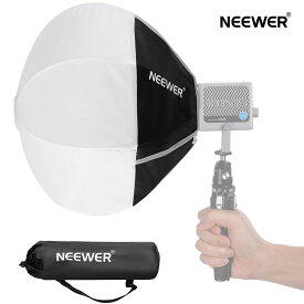 NEEWER 30cmランタンソフトボックス HS60B HS60C Pro FS100B FS60C HB60B LEDビデオライト用 クイックリリース 360°全方向光ディフューザー （Bowensマウントではない） ミニソフトボックス ディフューザー/バッグ付き 写真/生放送/商品撮影用 NS7L