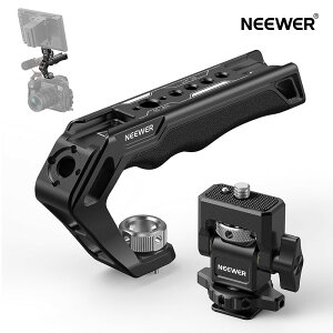 NEEWER CA007gbvnh+MA006j^[}Eg JP[Wnh 3/8"ARRIʒu+R[hV[t 180°`g_sOt 5"/7"tB[hj^[p Ninja VɑΉ