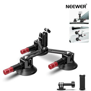 NEEWER gvzՃ}Eg[ȈՔ] ԍڃ}Eg ANVJp J}Eg tgKXO}Eg X}zz_[ ANVJA_v^[ iPhone OSMO Action Pocket 4 3 2 Gopr