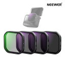 【P20倍+10%引クーポン】NEEWER ND PLフィルターセット Insta360 Ace Pro 2専用 4枚入り スナップオン PL/ND16/ND32/N…
