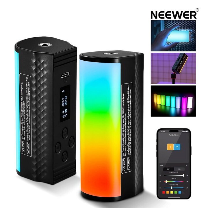 楽天市場】【P10倍UP中!】NEEWER 10cm プロ スティックライト 