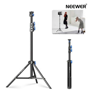 yP10{UP!zNEEWER CgX^h 72-155cm A~ BepX^h ܂ y |[^u 1/4"lW R[hV[ 180°&360°\ȃwbh rfIOrX^h LEDrfICg/