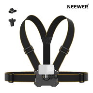 NEEWER GP25 磁気 チェストマウントハーネス アクションカメラ用 調整可能 ハンズフリー チェストストラ…