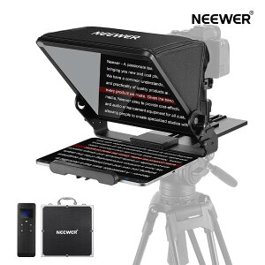 NEEWER �v�����v�^�[ X12II iPad/�^�u���b�g�p �A���~������ RT113�����[�g��NEEWER Teleprompter App���� Arca�^�J�����}�E���g/�R�[���h�V���[�t�� �I�����C������/�������ɓK�p �g���s�v