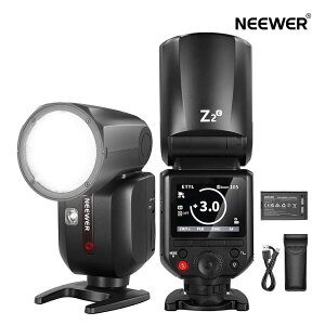 NEEWER Z2-C 2.4G TTLEhwbhtbVXg{ Xs[hCg AbvO[hꂽUI 2̒\ȃfOv TTL/MNCbNTCMXCb` 76Ws 1/8000s HSS 7.2V/3000mAhobe[ 600t
