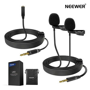 �yP5�{+5%OFF���zNEEWER 2m �f���A���}�C�N ���x���A ���y���}�C�N �N���b�v�I�� �S������ �L���}�C�N 3.5mm TRS 4m�����P�[�u���t�� �����ጸ �R���f���T�[�}�C�N Lav�}�C�N �~�j�}�C�N DSLR�~���[��