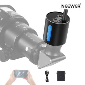 【P10倍+10%引クーポン】NEEWER 1.25インチ電子望遠鏡レンズ 接眼レンズ アイピース WiFiホットスポット/アプリ制御 USB C 2MP 1080Pガイドカメラ 天文レンズ 天体撮影/天体観測/鳥観察用 LS-T22