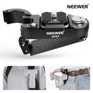 NEEWER バックパックカメラクリップマウント カメラホルスター 角型QRプレート/アップグレード安全ラッチ…