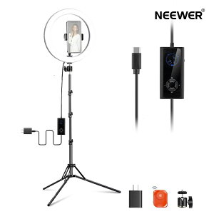 yP10{+15%N[|zNEEWER 12C` 24W LEDOCg BepCg OrX^ht rfICg oCJ[ 2900-7000K USB ^CvC PD X}zp Ɩ DCg CRI97+ 1810lux/0.5m iPhone