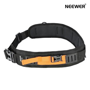 NEEWER 多機能カメラウエストベルト カメラマンベルト タクティカルベルト 調整可能 フィッシングベルト 通気性 ユーティリティ ウエストバンド Dリング付き DSLRカメラバッグ/レンズポーチ/