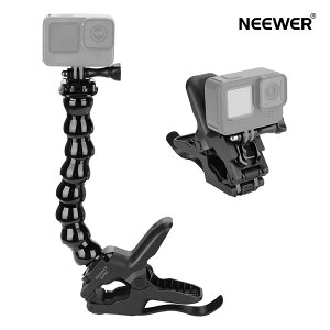 �yP10�{+5%OFF���zNEEWER �A�N�V�����J�����}�E���g�L�b�g �N�����v�}�E���g �X�[�p�[�N�����v�z���_�[ ���|�[���N���b�v�}�E���g ����/�~�`�ʗp �t���L�V�u���`���[�u&�A�_�v�^�[�A�N�Z�T