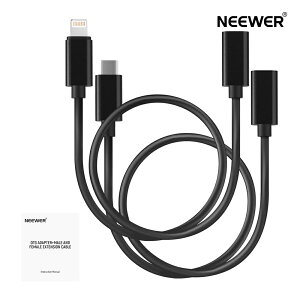 yP10+20%N[|zNEEWER 45cm OTGA_v^[P[uZbg 2pbN USB CX-^CvCIX/USB CX-iOSIX ϊA_v^ ϊRlN^[P[u iPhone/iPad/Android/KM17/KM15/KM18/KM23CX}C