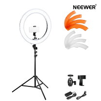 楽天市場】Neewer カメラ写真ビデオ用照明セット 18インチ/48cm外部55W 