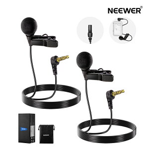 �yP5�{UP��!�zNEEWER ��4mm �~�j���x���A�}�C�N 2�� �L�����y���}�C�N �N���b�v�� �R���f���T�[�}�C�N 1.5m���� �J�����p�}�C�N 3.5mm TRS�R�l�N�^�t�� Mic 2/Go II/CM28/CM31�p LM8