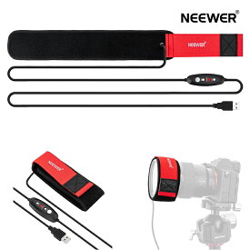 NEEWER 400mm USBレンズヒーターウォーマー 3段階温度調節可能 結露防止ヒーターストリップ DSLRミラーレスカメラ双眼鏡天体撮影用 HW-17B