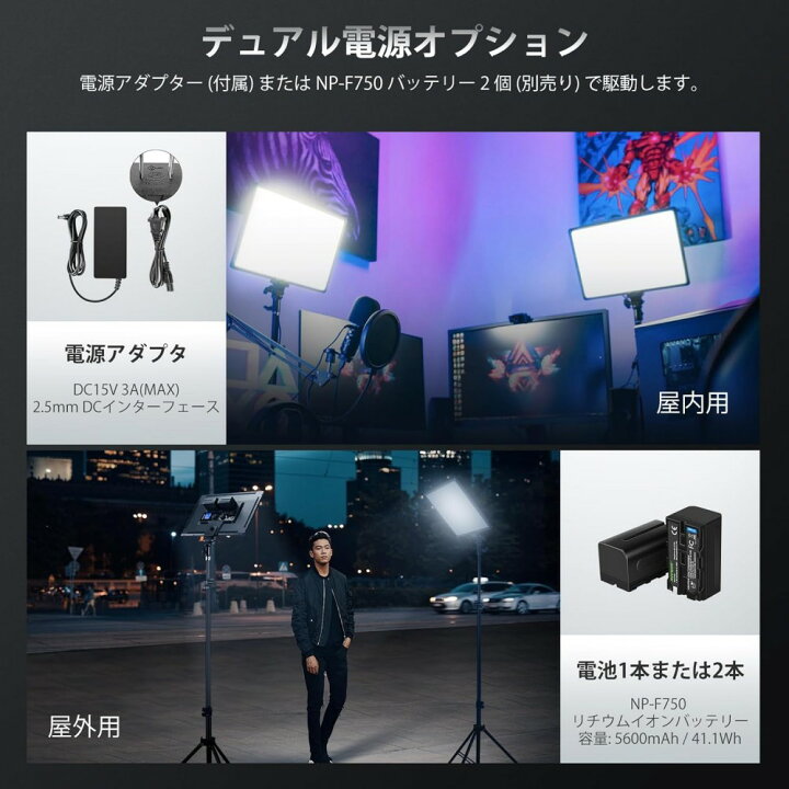楽天市場】＼P10倍+10%OFFクーポン／【2本セット】NEEWER 18インチLED 