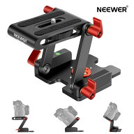 NEEWER アップグレード版Z型フレックスチルトヘッド Zタイプ三脚ヘッド 4つの調整/固定ノブ クイックリリ…