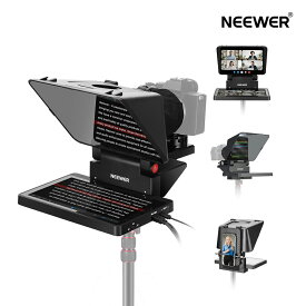 NEEWER 新版 2in1プロンプター 28cmテレプロンプター モニター付き Windows/MacOS/カメラ/スマホ/ウェブカメラ用 スクリーンミラーリング ポータブル YouTube動画/生放送/ビデオ会議用 X11