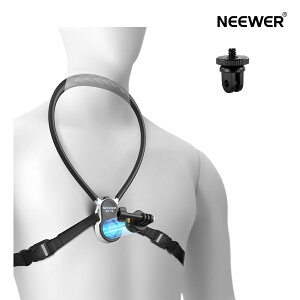 �yP5�{UP���I�zNEEWER �l�b�N���X�}�E���g �}�O�l�b�g�� �J������|�� Hero 13/12 Action 5Pro Brave 4 EK7000�A�N�V�����J�����Ή� �N�C�b�N�����[�X�l�b�N�z���_�[ �G�A�N�b�V����/���߉\�`�F�X�g�X