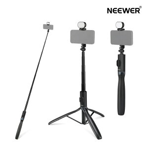 �yP10�{+5%OFF���zNEEWER ENTRY LEVEL VERSION ���B��_�O�r �X�}�z�X�^���h LED���C�g/�����R���t�� iPhone/Android�Ή� 33cm-170cm �L�k�\ �|�[�^�u�� �g���x���X�^���h �J�����z���_�[ �r�f�I�^��/������/