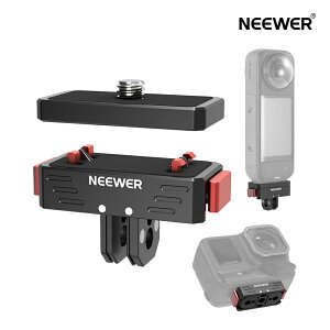 NEEWER �N�C�b�N�����[�X�}�E���g X5 X4 X3 AcePro AcePro2�ɑΉ� �}�O�l�b�g�� �X�i�b�v�I���A�_�v�^�[ 1/4�l�W&�l�W���t�� 2�s���}�E���g �A�N�V�����J�����A�N�Z�T���[�Ή� GP-88
