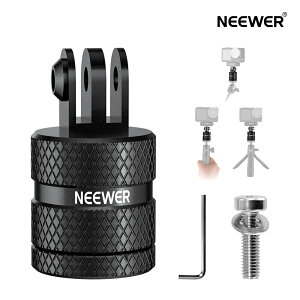 �yP10�{UP��!�zNEEWER �A�N�V�����J�����O�r�}�E���g�A�_�v�^�[ Hero 13 Go Pro 12 11 10 9 Black Osmo Action 5 Pro 4 3�ɑΉ� 360°��]�\ 1/4-20�`3�v�����O�}�E���g �W��1/4�A�N�Z�T���[�p GP-89