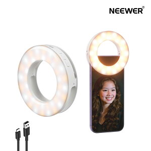 �yP10�{UP��!�zNEEWER Entry Level Version 3.74�C���` �X�}�z�p�����O���C�g ���B�胉�C�g iPhone�Ή� 1W CRI80 60��LED �N���b�v�� ���^ �y�� �|�[�^�u�� �[�d�� ���D���C�g 3�F���[�h �����\ �~�jLED���C