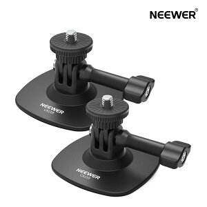 NEEWER �S���}�E���g �A�N�V�����J�����Ή� �x�[�X�}�E���g�A�_�v�^�[ 180°�X�� �t���L�V�u�� �J�[�w�����b�g�z���_�[�x�[�X�A�_�v�^�[ 1/4�A�N�Z�T���[�Ή� X5/OSMO Action 5 Pro/Pocket 3/Hero 13/Brave 8