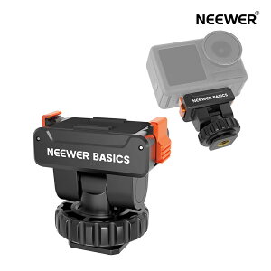NEEWER BASICS �}�O�l�b�g���R�[���h�V���[�}�E���g�A�_�v�^�[ OSMO Action 3 4 5 Pro Nano 360�A�N�V�����J���p �N�C�b�N�����[�X�}�E���g�x�[�X 1/4�l�W���t ���C�A�N�V�����J�����A�_�v�^�}�E���g �J