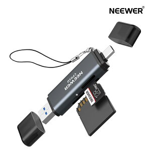 �yP5�{UP��!�zNEEWER TF&SD�J�[�h���[�_�[ USB C USB A �^�C�vC to Micro SD�A�_�v�^�[ �f���A���X���b�g���� USB3.1 Gen1 �������J�[�h���[�_�[ MicroSD/SDHC/SDXC�J�[�h�p iPhone/Android�R���s���[�^�Ή� CP01D