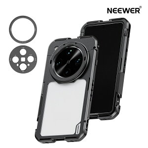 NEEWER �X�}�z�P�[�W Find X8 Ultra�Ή� �N�C�b�N�����[�X�r�f�I���O 67mm�t�B���^�[�����O&17mm�����Y�o�b�N�v���[�g�t�� �X�}�z�X�^�r���C�U�[ �r�f�I�u���O�B�e�p �u���b�N PA147