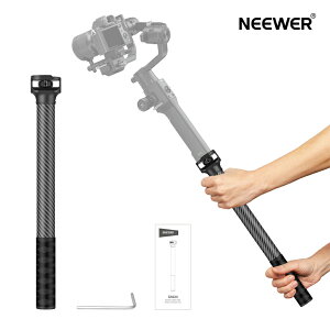 NEEWER �W���o�������|�[�� �J�[�{���t�@�C�o�[�� 40.5cm �X�^�r���C�U�[�u�[���A�[�� ����ݖh�~�o�b�t��/1/4�l�W�t�� Ronin RS4 Pro Mini RS 4 3 2�ɑΉ� RS5 RS3 Mini��Ή� �ő�׏d10kg GA024