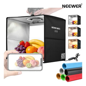�yP10�{UP��!�zNEEWER BASICS �B�e�{�b�N�X 30x30x30cm �o�C�J���[�ʐ^�X�^�W�I���C�g�{�b�N�X �܂肽���ݎ� �B�e�u�[�X �ʐ^���C�g�e���g 6�F�w�i�z�t�� 120��LED CRI95+ 5800lux/0.25m �����\ ���W���G