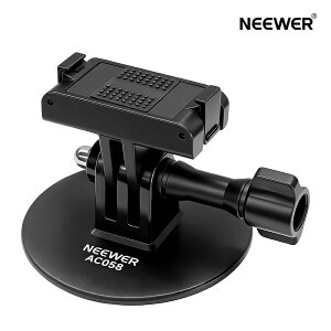 NEEWER �S���x�[�X�}�E���g�L�b�g Osmo Nano/Osmo 360/Action 6/5 Pro/4/3�ɑΉ� �}�O�l�b�g�� �N�C�b�N�����[�X�A�_�v�^�[�X�^���h�u���P�b�g �J�����}�E���g�ڒ��o�b�N�� �A�N�V�����J�����A�N�Z�T��