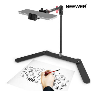 NEEWER �I�[�o�[�w�b�h �X�}�z�O�r�X�^���h �f���A���{�[���w�b�h�A�֐ߎ��u�[���A�[���t�� �Ռ��z�� �f�X�N�p�X�}�z�z���_�[�N�����v�}�E���g �܂肽���ݎ��x�[�X �s�A�m ���� �`�� �X�P�b