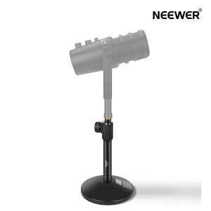 NEEWER ���}�C�N�X�^���h �����\ �}�C�N�z���_�[�}�E���g 3/8 to 5/8�l�W�A�_�v�^�[�t�� �}�C�N�A�[���}�E���g Blue Yeti Snowball HyperX QuadCast SoloCast Shure�ɑΉ� �ő�׏d1.5kg MS014