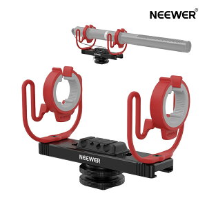 NEEWER �}�C�N�V���b�N�}�E���g �����\ �R�[���h�V���[�}�C�N�z���_�[ �U���h�~ �J����/�u�[���|�[��/�O�r�A�N�Z�T���[�p Rode NTG�V���[�Y/Sennheiser MKE600/Audio Technica AT875R�ɑΉ� MH2