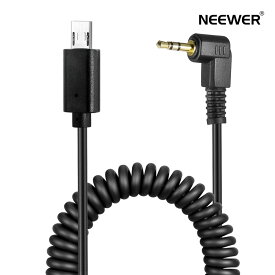 NEEWER 2.5mm-S2 リモートシャッターレリーズケーブル ソニーSonyA1、A9 II、A9、A7R V/IV、A7S III、A99 II、A7R II、A7S II、A7 II、A7R、A7S、A7、A6600、A6500、A6300、A6000、RX10 IVカメラに対応