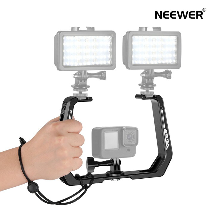 楽天市場】NEEWER 水中ダイビングリグ ビデオリグ アクションカメラ用 