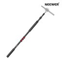 【P10倍+5%OFF券】NEEWER NW-7000 マイクブームアーム 3セクション拡張可能なハンドヘルドマイクアーム 3/8インチおよ…