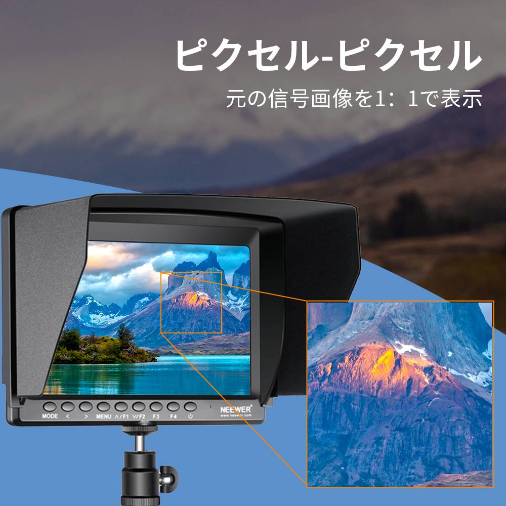 【楽天市場】Neewer F100 7インチ カメラフィールドモニター 