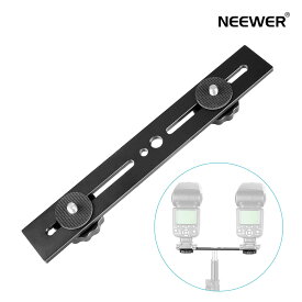 【P10倍+10%OFF券 ★楽天1位獲得！】NEEWER 20.3cmデュアルカメラマウント三脚ブラケット 3Dステレオ立体写真に対応