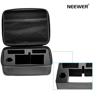 Neewer CN160ビデオライト携帯用ケース 高密度の発泡体 他の同一サイズのライト カラーフィルター バッテリー 充電器 他の付属品に対応