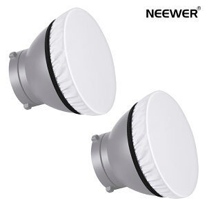 NEEWER 18cm�\�t�g���F�f�B�t���[�U�[�\�b�N�X 2�� ���o�͂��_�炩������ �X�^�W�I�X�g���{���t���N�^�[�A�ё��Ɛ��i�ʐ^�B�e�A�r�f�I�B�e�ɍœK