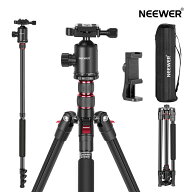 NEEWER 197cmカメラ三脚一脚 DSLR/スマホ用 360°パノラマボールヘッド 2軸センターコラム ArcaタイプQR…
