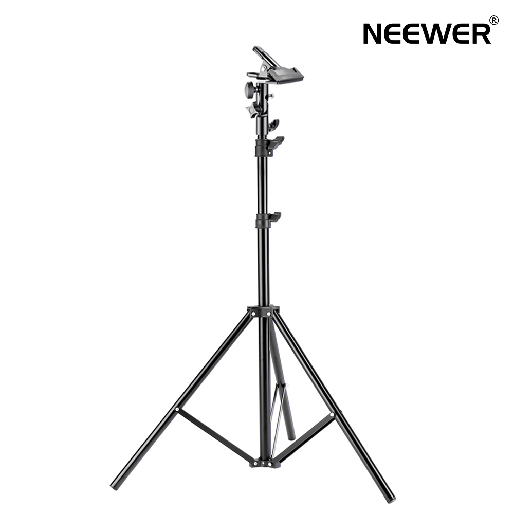 送料無料 一年保証 NEEWER周年セール中 Neewer レフ板などに対応 最適な価格 190cmライトスタンド ヘビーデューティ金属製クランプホルダー付き 格安SALEスタート 写真スタジオ撮影用