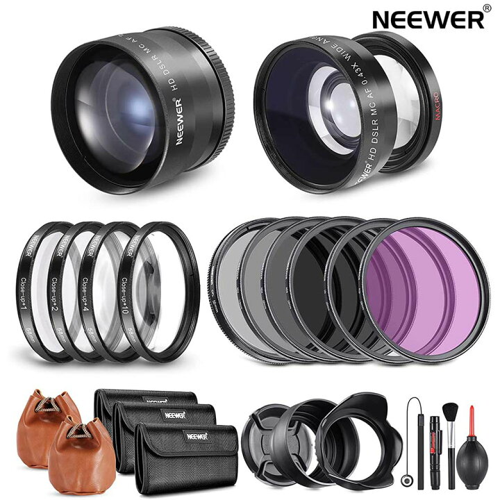 楽天市場】【P10倍+500円クーポン】NEEWER カメラレンズとフィルター 