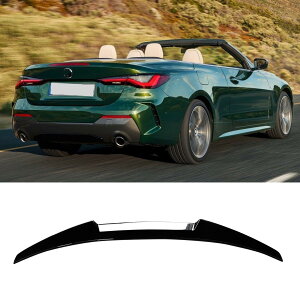 G23 リアスポイラー 2021 2022 2023 BMW 4 シリーズ コンバーチブル G23 リアウィングー 艶あり黒 ABS製 塗装済み エアロパーツ トランクスポイラー 外装 アクセサリー リアアンダースポイラー ガー