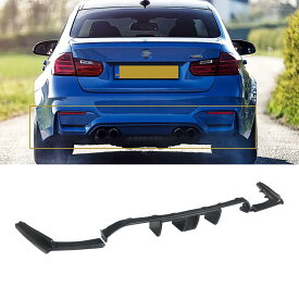 F80 リアディフューザー BMW M3 F80 M4 F82 F83 5代目 2014年〜2019年 適合 車種専用 リアパンバースポイラー リアパンバーディフューザー LEDブレーキランプ有り ABS 塗装済み カーボン調 純正部品 カスタム カーアクセサリー 改装パーツ エアロパーツ